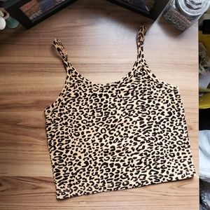 ARQ Leopard Crop Tank